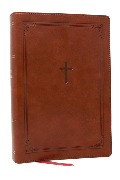 KJV Giant Print End-Of-Verse Reference Bible, Brown