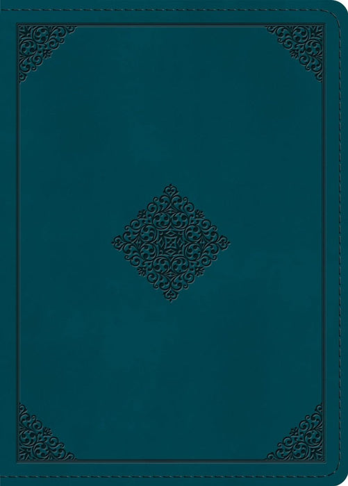 ESV Large Print Personal Size Bible, Red Letter, Teal
