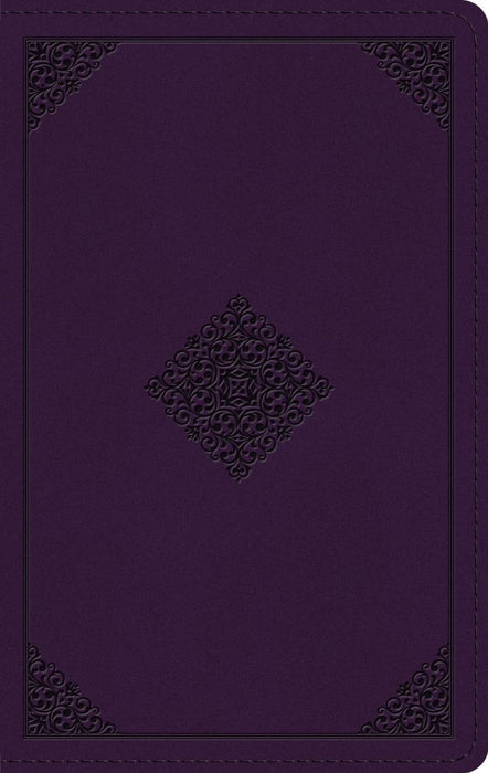 ESV Giant Print Personal Size Bible, Red Letter, Lavender