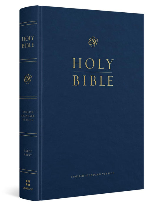 ESV Pew and Worship Bible, Large Print, Hardcover, Blue