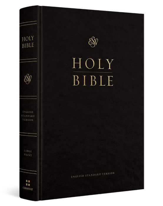 ESV Pew and Worship Bible, Large Print, Hardcover, Black