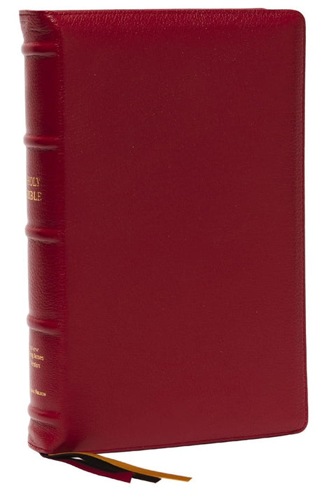 NKJV Thinline Reference Bible, Large Print, Red Premium