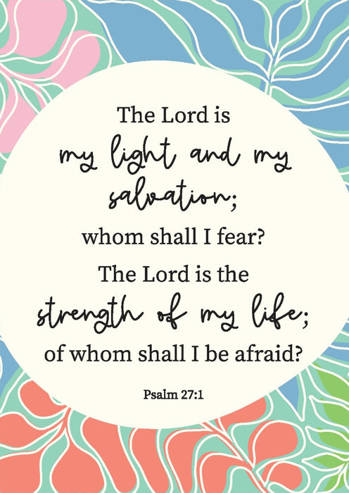 Lord Is My Light Postcard - Pack Of 12