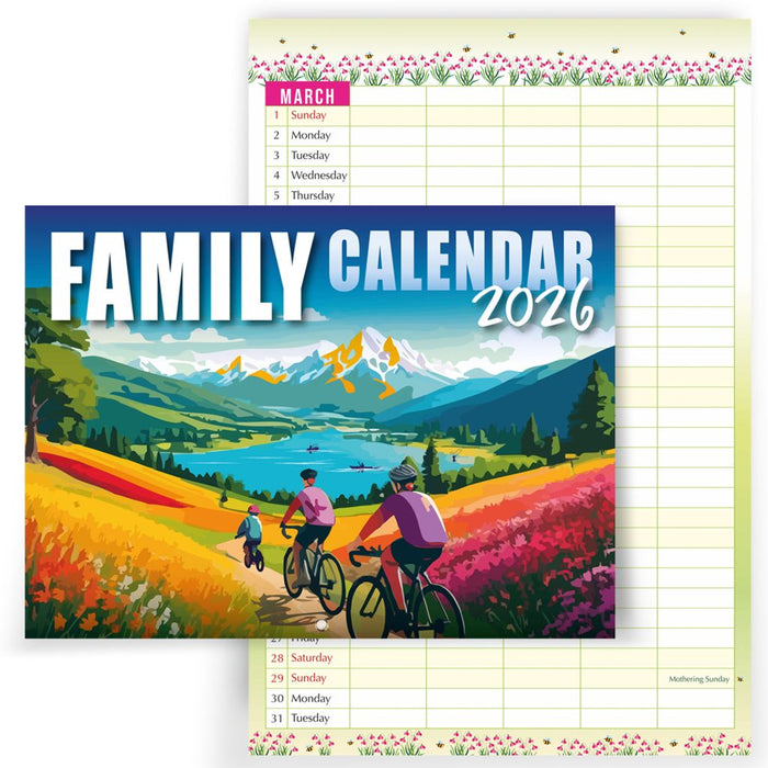 Family Planner Calendar 2026