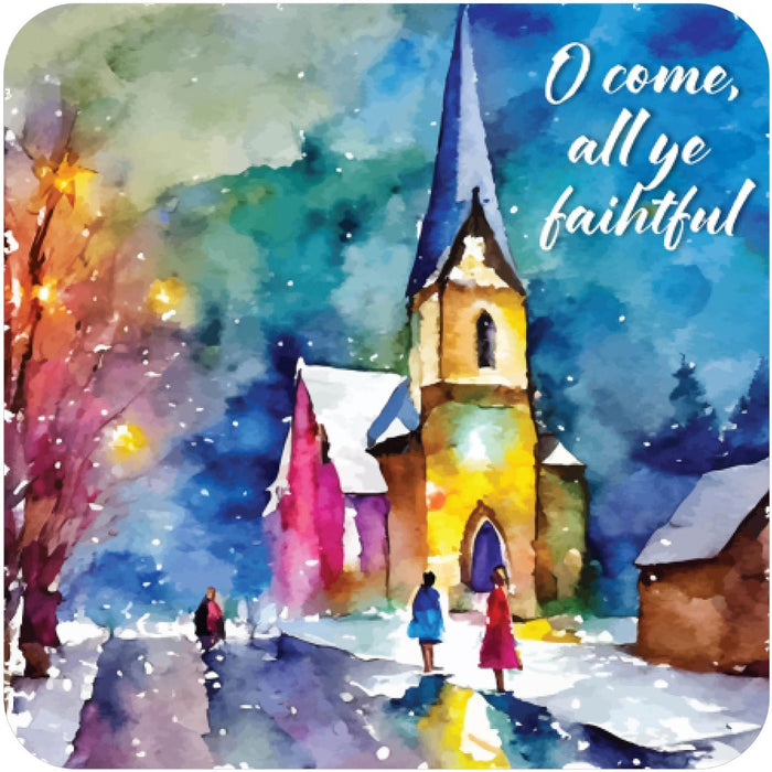 Faithful Cork Coaster