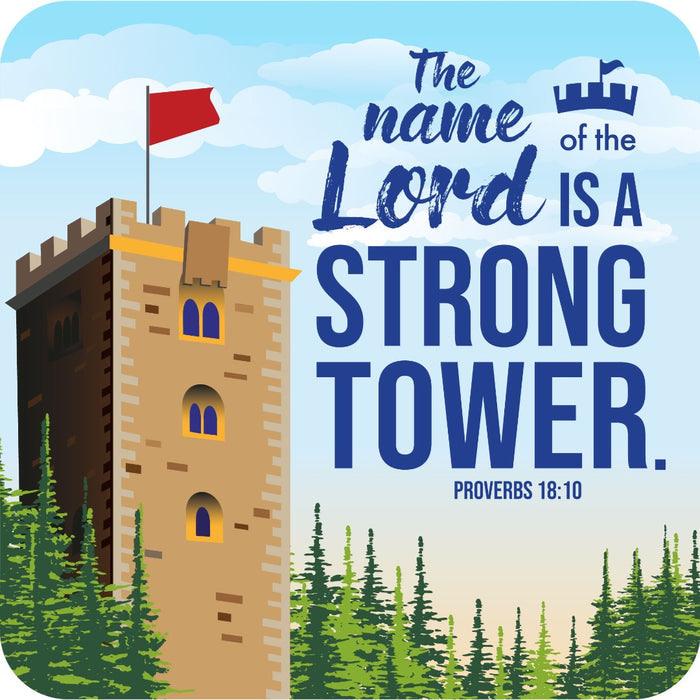 Strong Tower Cork Coaster