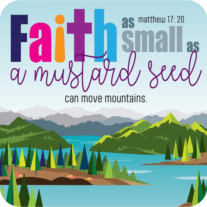 Mustard Seed Cork Coaster