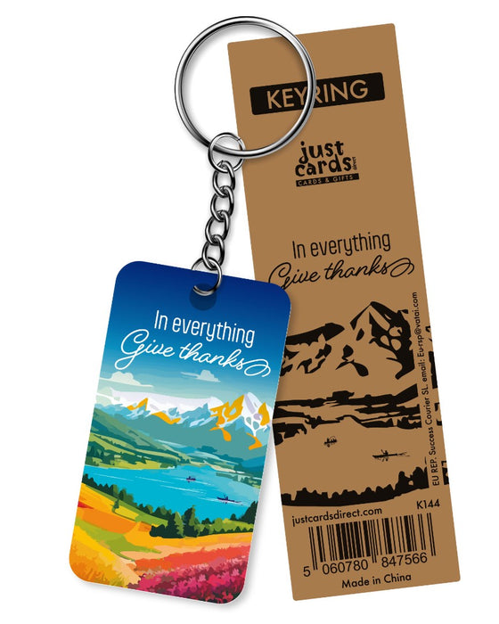 Give Thanks Keyring
