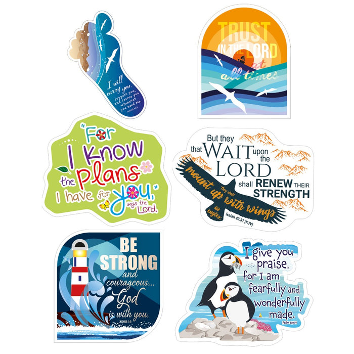 Variety Pack Of 6 Vinyl Stickers (ST106-111)