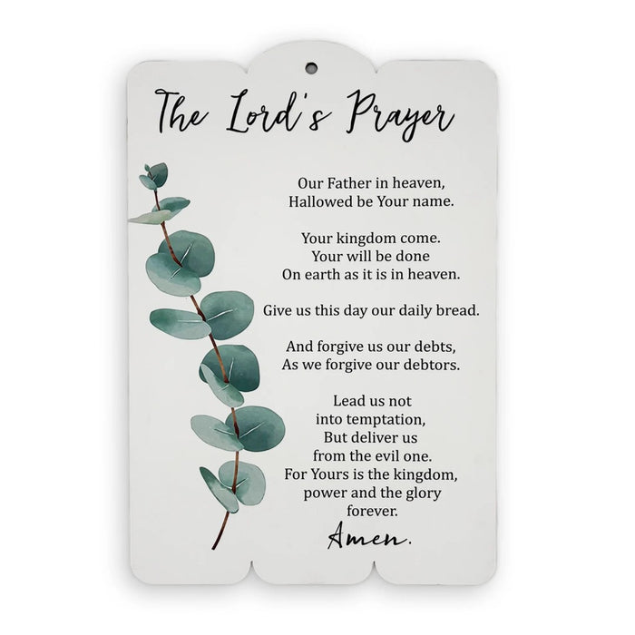 Wooden Wall Plaque – The Lord’s Prayer