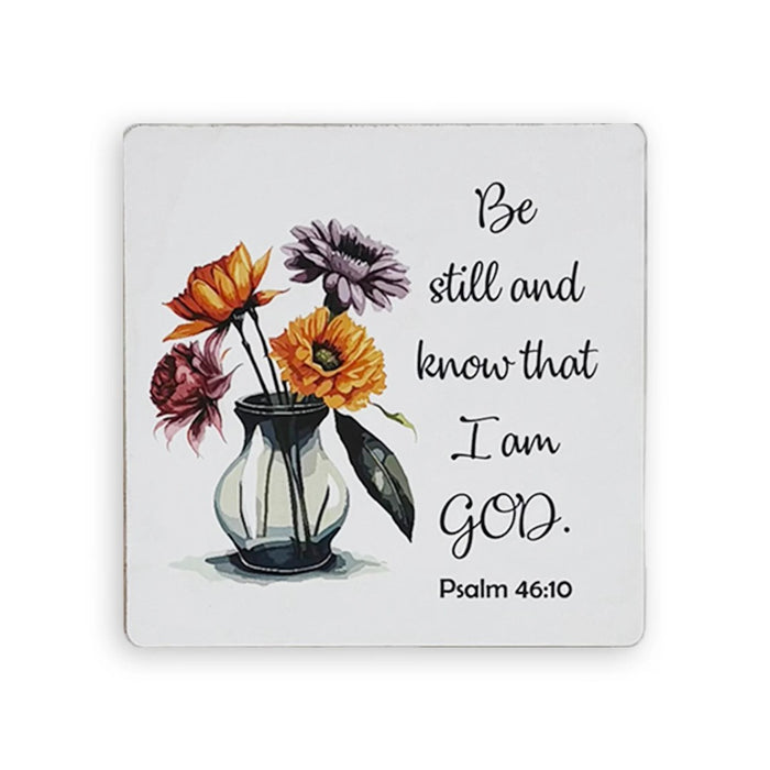 Set Of 6 Coasters – Be Still And Know That I Am God