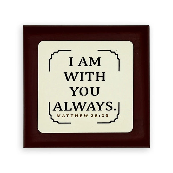 Glow-In-The-Dark Wall Plaque – I Am With You Always