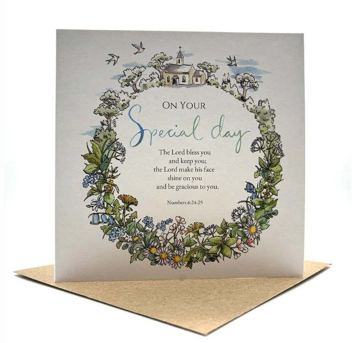 Special Day Wildflowers Card (Blank Inside)