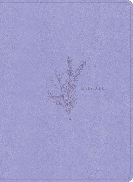 Kjv Study Bible, Full-Color, Lavender Leathertouch, Indexed