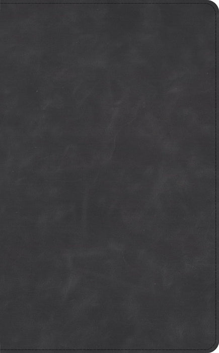 CSB Single-Column Wide-Margin Bible, Slate Calfskin