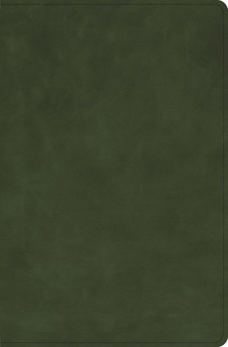 CSB Single-Column Compact Bible, Zipper Closure, Olive