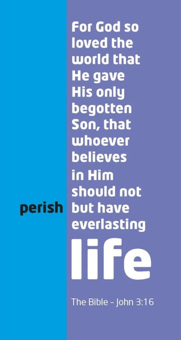 John 3:16 (Single Tract)