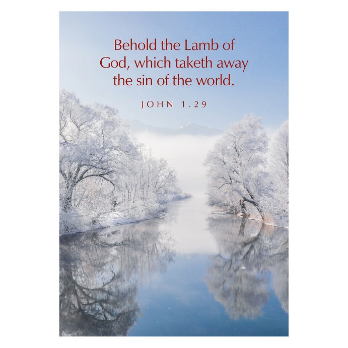 Greetings Cards: 'Behold The Lamb…' Jn. 1.29