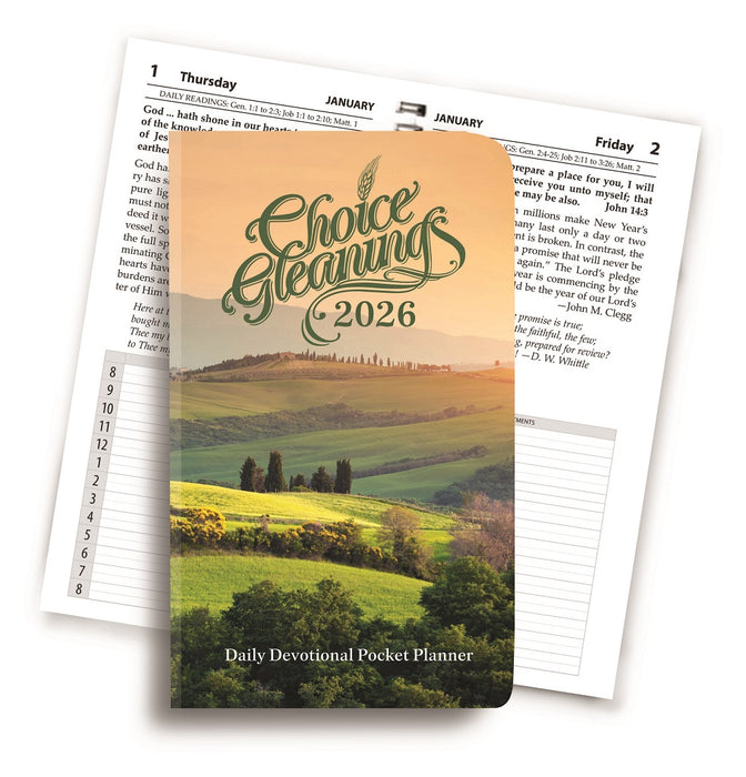 Choice Gleanings Pocket Planner 2026