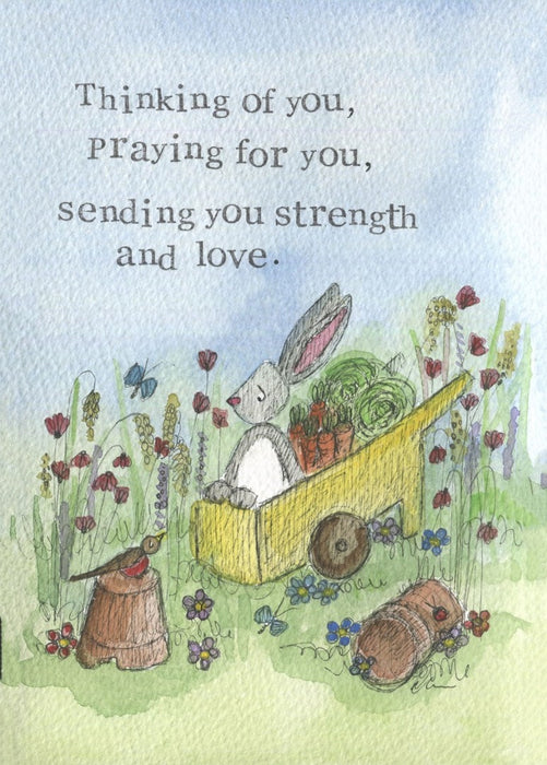 Thinking Of You Encouragement Card Strength And Love Single