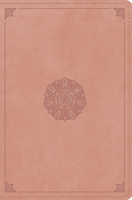 ESV Compact Bible, Red Letter, Blush Rose