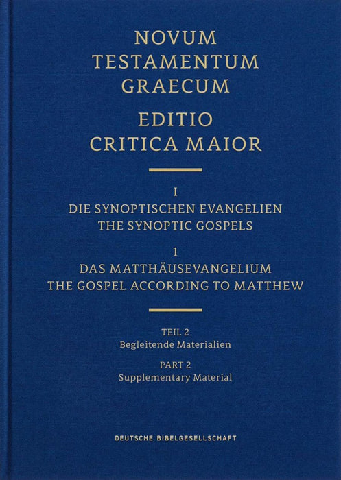 Novum Testamentum Graecum Editio Critica Maior, Vol. 1.1/2