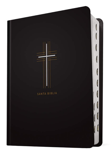 Biblia De Margen Amplio NTV Con Filament, Cruz, Con Indice