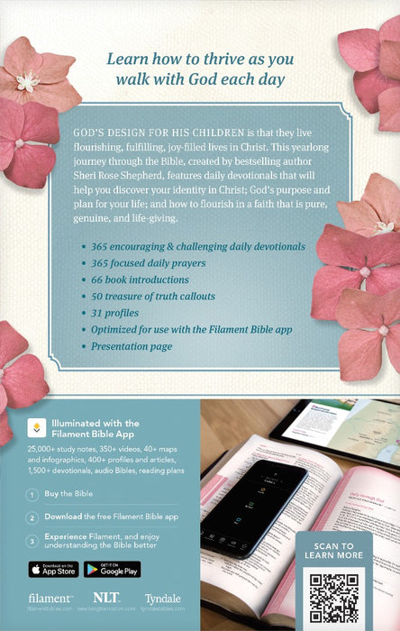 NLT Thrive Devotional Bible for Women, Filament Enabled