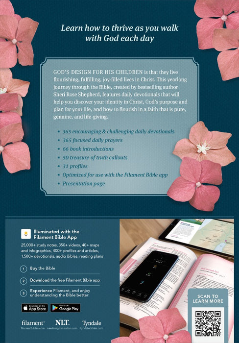 NLT Thrive Devotional Bible for Women, Filament Enabled