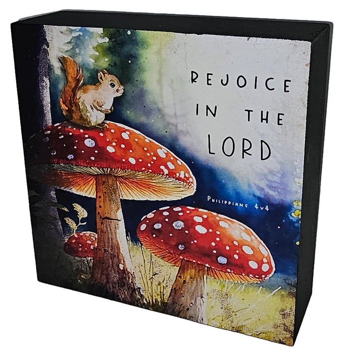 Rejoice In The Lord - Toadstool And Squirrel