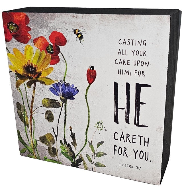 Casting All Your Care Upon Him - Poppy And Buttercup