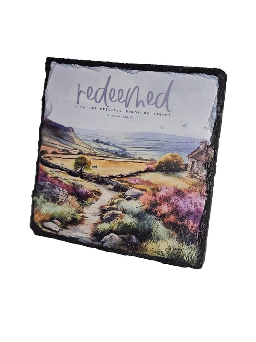 Bible Slate - Redeemed With The Precious Blood - Evening Cou