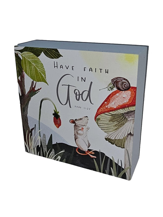 Have Faith In God Snail And Mouse