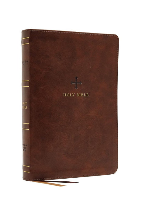 NRSV Catholic Bible, Thinline Edition, Leathersoft, Brown