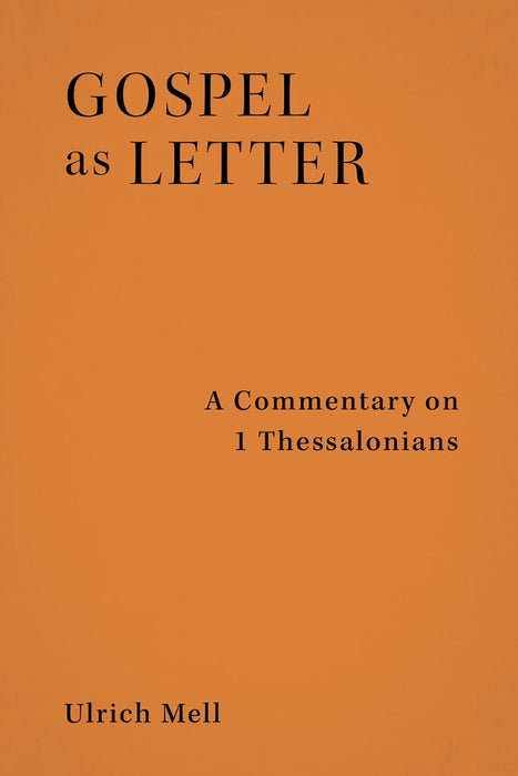 Gospel As Letter
