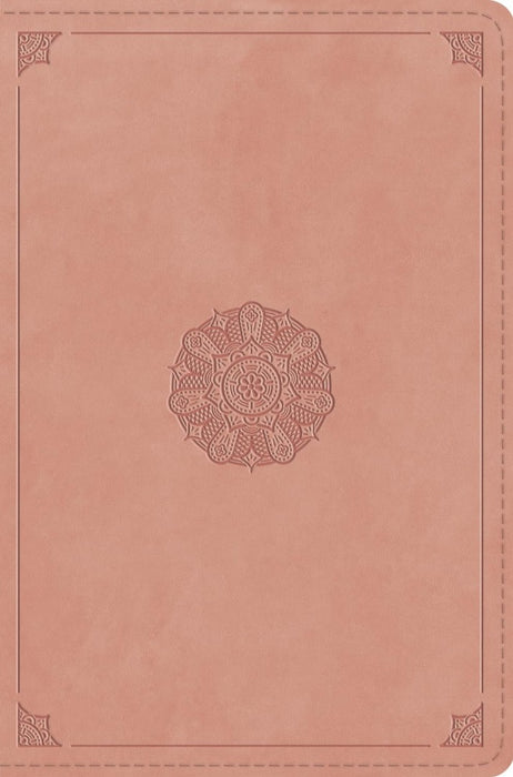 ESV Compact Bible, Blush Rose, Emblem Design