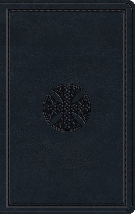 ESV Large Print Value Thinline Bible, Navy, Mosaic