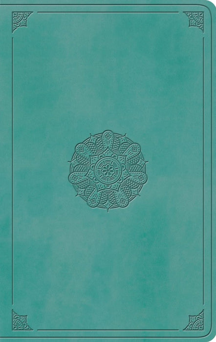 ESV Large Print Value Thinline Bible, Turquoise