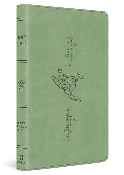 ESV Kid's Bible, Thinline, Red Letter, Light Green