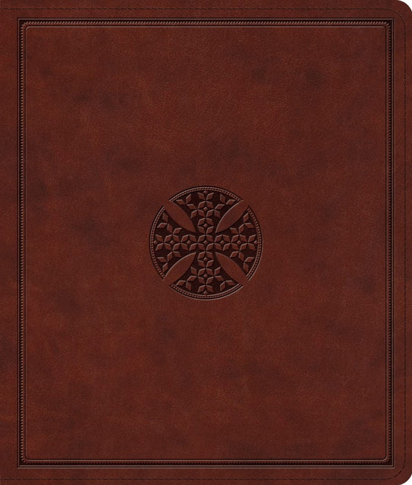 ESV Journaling Bible, Brown, Mosaic Cross Design