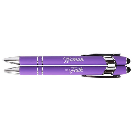 Gift Pen Soft Touch Woman of Faith Lavender