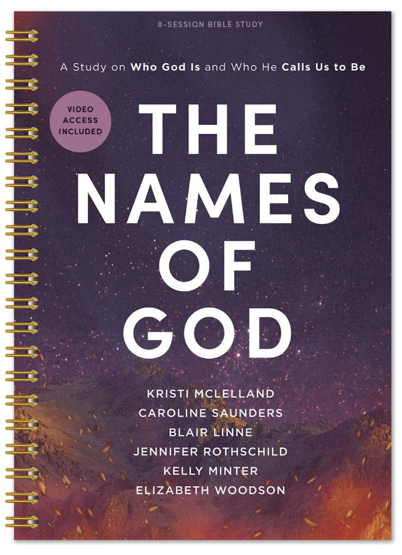 The Names of God Bible Study Book with Video Access — Aslan Christian Books