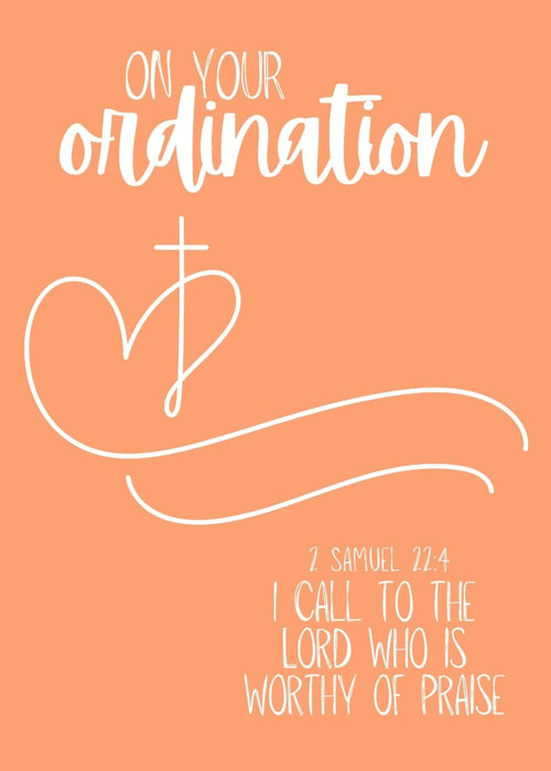 On Your Ordination Card (pack of 6)
