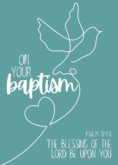 On Your Baptism Card (pack of 6)