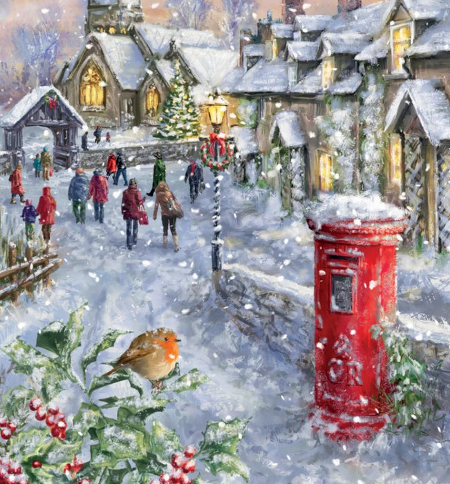 Christmas Snowy Village