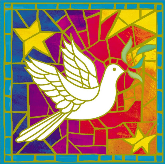 Christmas Dove Mosaic