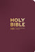 NIV Pocket Mulberry Bible with Gold Zip