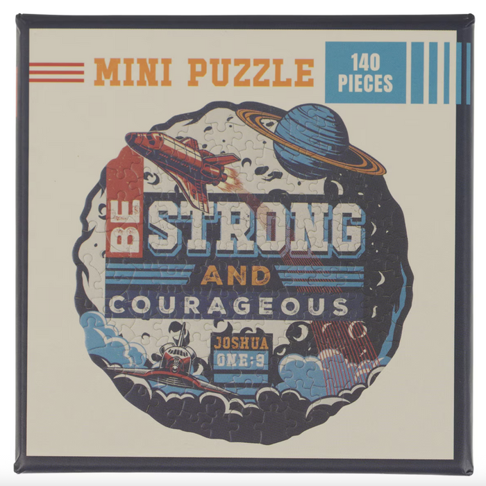 Be Strong and Courageous 140-piece Puzzle 0 Joshua 1:9