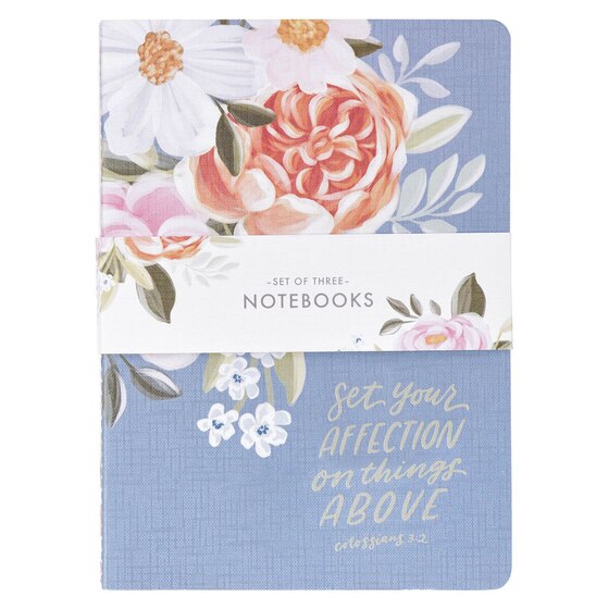 Notebook Set 3Pc Lg Floral Set Your Affection Col. 3:2