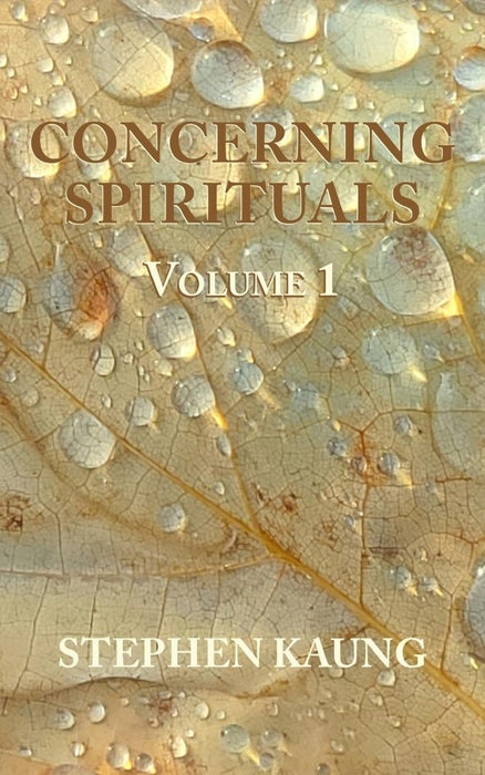 Concerning Spirituals, Volume 1